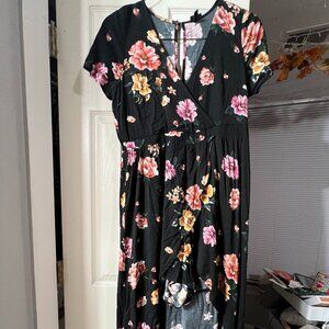 Torrid Surplice Hi-Low Romper